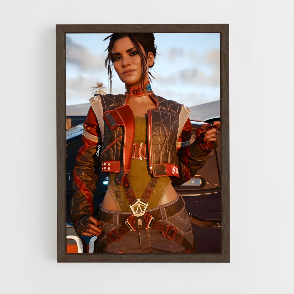Poster Panam palmer Adossée – affiche Cyberpunk (vue 5)